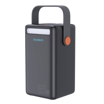 Power Banks - Choetech B664 Mini Power Station, powerbank 50000mAh 65W (black) B664 - quick order from manufacturer