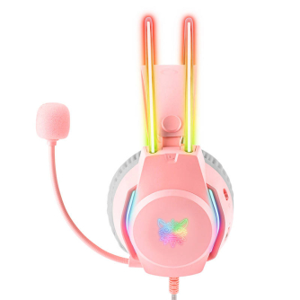 Headset Microphones - Gaming headphones ONIKUMA X26 Pink X26P - quick order from manufacturer