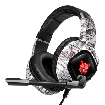 Austiņu mikrofoni - Gaming headphones ONIKUMA K19 Camou White K19W Camou - ātri pasūtīt no ražotāja