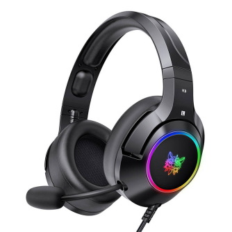 Austiņu mikrofoni - Gaming headphones ONIKUMA K9 Black RGB K9B RGB 3.5mm - ātri pasūtīt no ražotāja