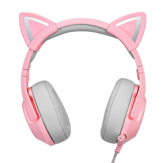 Головная гарнитура - Gaming headphones ONIKUMA K9 Pink K9P RGB USB 7.1 - быстрый заказ от производителя