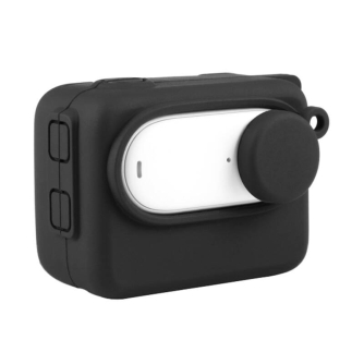 Sporta kameru aksesuāri - Silicon protective case Puluz for Insta360 GO 3 with lens cap PU876B - ātri pasūtīt no ražotāja