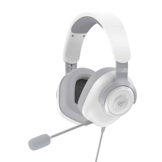 Austiņu mikrofoni - Gaming headphones Havit H2230D 3.5mm (white) H2230d w - ātri pasūtīt no ražotāja