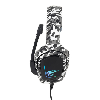 Austiņu mikrofoni - Gaming headphones Havit H653d Camouflage white H653d Camouflage - ātri pasūtīt no ražotāja