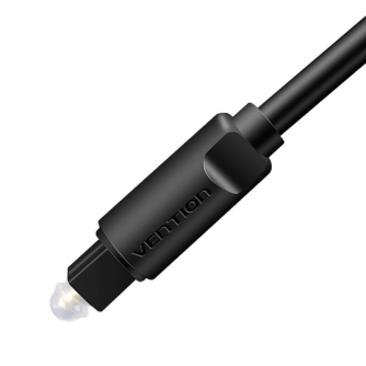 Аудио кабели, адаптеры - Cable Audio Optical Vention BAEBH 2m Black BAEBH - быстрый заказ от производителя