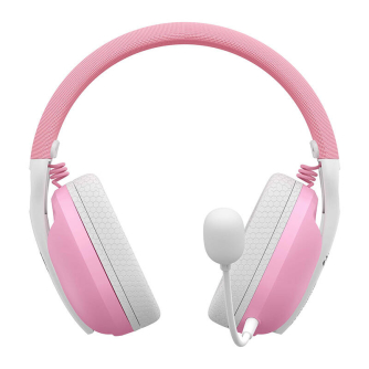 Austiņu mikrofoni - Gaming headphones Havit Fuxi H1 2.4G (pink) Fuxi-H1 pink - ātri pasūtīt no ražotāja