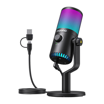 Mikrofoni - Gaming Microphone Maono DM30RGB (black) DM30RGB black - ātri pasūtīt no ražotāja