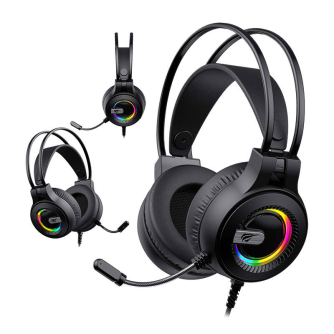 Austiņu mikrofoni - Gaming Headphones Havit H2040d (Black) H2040d - ātri pasūtīt no ražotāja