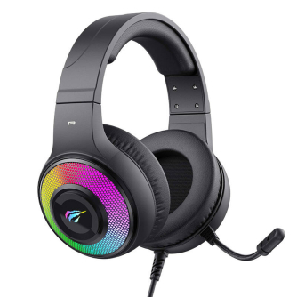 Headset Microphones - Gaming Headphones Havit H2042d RGB (Black) H2042d-B - quick order from manufacturer