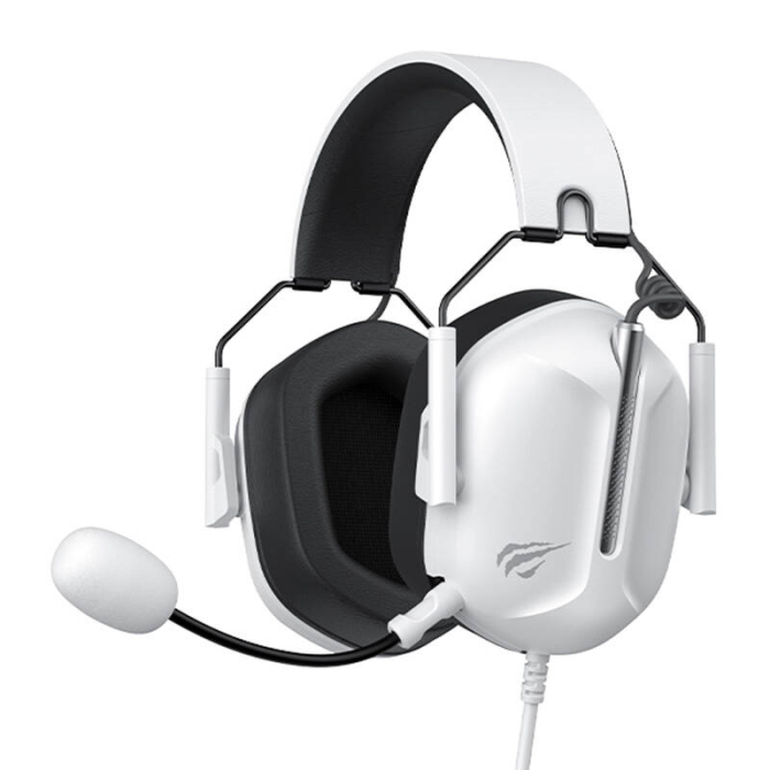 Austiņu mikrofoni - Gaming headphones HAVIT H2033d (white-black) H2033d wh-bl - ātri pasūtīt no ražotāja