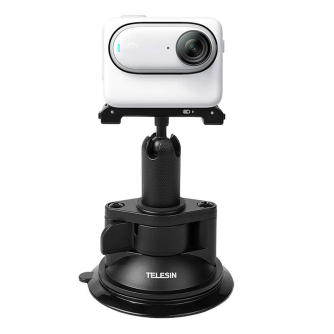 Аксессуары для экшн-камер - Magnetic Base and Suction Cup Base Set TELESIN for Insta360 GO 3 MAG-003 - быстрый заказ от производ