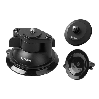 Sporta kameru aksesuāri - Magnetic Base and Suction Cup Base Set TELESIN for Insta360 GO 3 MAG-003 - ātri pasūtīt no ražotāja