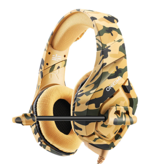 ONIKUMA K1-B Gaming headset (Yellow) K1-B Yellow