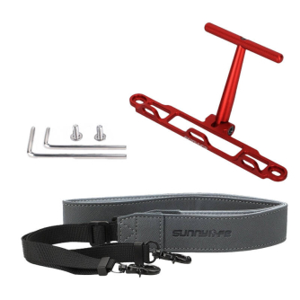 Аксессуары для дронов - Mount with strap Sunnylife for DJI RC / RC 2 controller (red) ZJ764-R ZJ764-R - быстрый заказ от произво