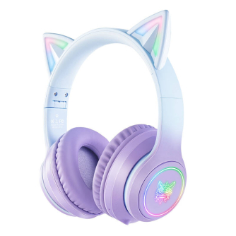 Headphones - ONIKUMA B90 Gaming headset (Blue/Purple) b90 blue/purple - quick order from manufacturer