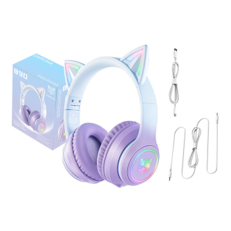 Наушники - ONIKUMA B90 Gaming headset (Blue/Purple) b90 blue/purple - быстрый заказ от производителя