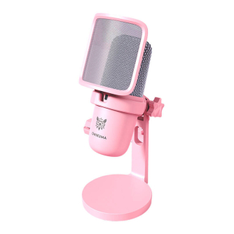 Microphones - ONIKUMA M630 USB Gaming Microphone Pink m-630 pink - quick order from manufacturer