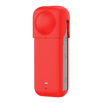 Sporta kameru aksesuāri - Silicone protective case PULUZ for Insta360 X4 (red) PU985R - ātri pasūtīt no ražotāja