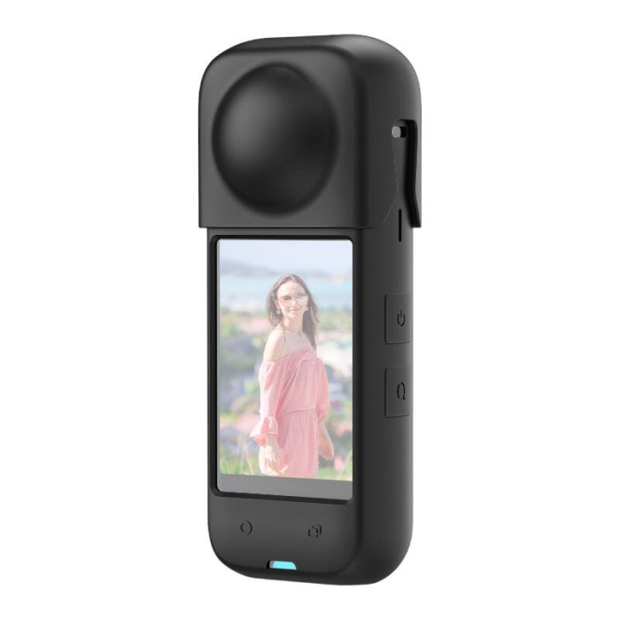 Accessories for Action Cameras - Silicone protective case PULUZ for Insta360 X4 (black) PU985B - quick order from manufacturer