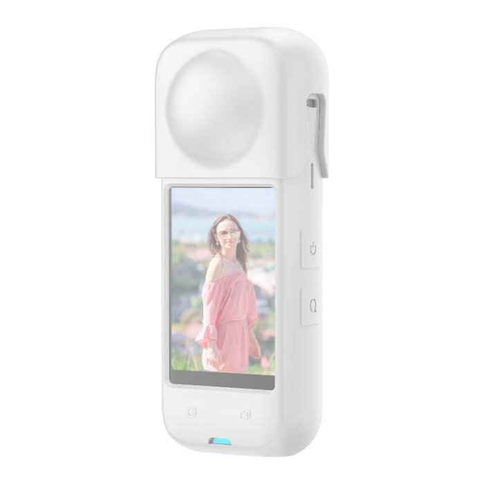 Sporta kameru aksesuāri - Silicone protective case PULUZ for Insta360 X4 (white) PU985W - ātri pasūtīt no ražotāja