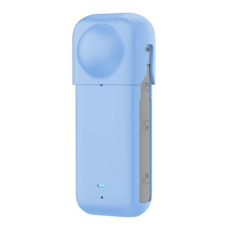 Sporta kameru aksesuāri - Silicone protective case PULUZ for Insta360 X4 (blue) PU985L - ātri pasūtīt no ražotāja