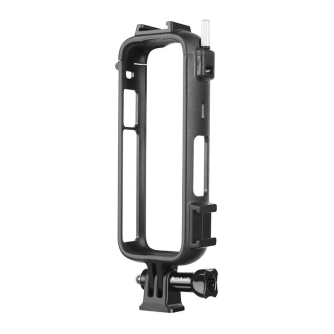 Аксессуары для экшн-камер - Plastic Protective Frame with Adapter Mount & Screw PULUZ for Insta360 X4 PU979B - быстрый заказ от 