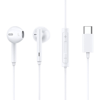 Наушники - Mcdodo HP-7500 wired headphones, USB-C (white) HP-7500 - быстрый заказ от производителя