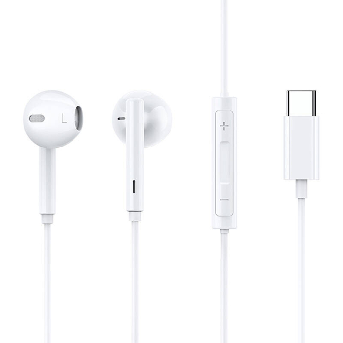 Austiņas - Mcdodo HP-7500 wired headphones, USB-C (white) HP-7500 - ātri pasūtīt no ražotāja