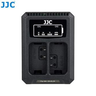 Sortimenta jaunumi - JJC Nikon DCH-ENEL25 USB Dual Battery Charger - ātri pasūtīt no ražotāja