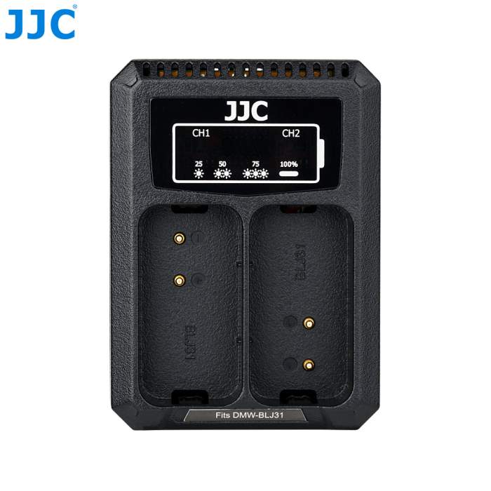 New products - JJC Panasonic DCH-BLJ31 USB Dual Battery Charger - quick order from manufacturer