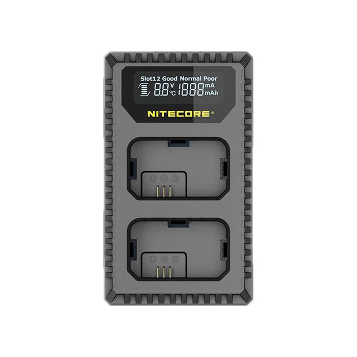 Nitecore USN1 Compacte Dubbel Lader voor Sony NP-FW50 met indicator + USB