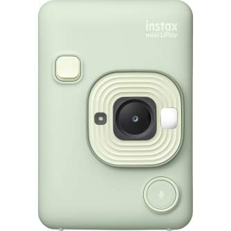 FUJIFILM Instant camera & Smartphone printer instax mini LiPlay Stone White