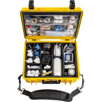 BWOUTDOORCASESTYPE6000WITHMEDICALEMERGENCYKIT,YELLOW