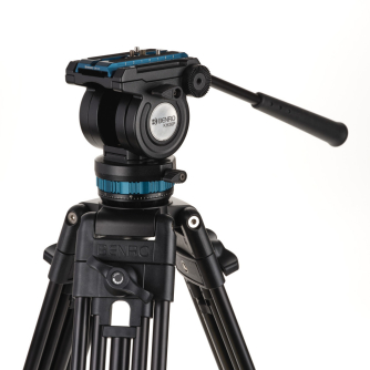 Видео штативы - Benro KH26PC Video Tripod with Head, 6,8kg Payload, Continuous Pan Drag, Anti-Ro - купить сегодня в магазине и с