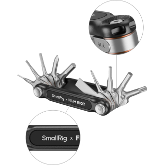 New - SMALLRIG 4375 X FILM RIOT 10-IN-1 FOLDING WRENCH SET WITH MULTIPLE ANGLE POSITIONING BLACK 4375 - quick order from manufacturer