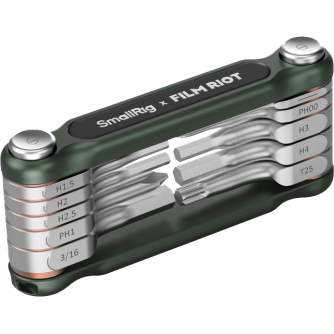 Jaunums - SMALLRIG 4814 X FILM RIOT 10-IN-1 FOLDING WRENCH SET WITH MULTIPLE ANGLE POSITIONING GREEN 4814 - ātri pasūtīt no ražotāja