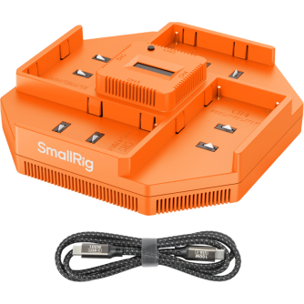 New - SMALLRIG 4837 NP-F 4-CHANNEL CAMERA BATTERY CHARGER 4837 - quick order from manufacturer