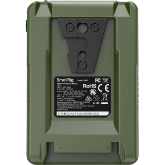 V-Mount Battery - SMALLRIG 4872 V-MOUNT BATTERY MINI VB50 (GREEN) 4872 - quick order from manufacturer