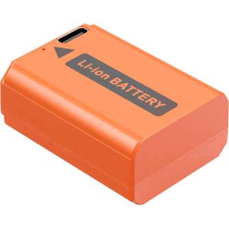 SmallRig 4965 NP FW50 USB C Rechargeable Camera Battery (Orange)