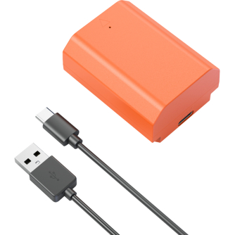 Camera Batteries - SMALLRIG 4969 NP-FZ100 USB-C RECHARGEABLE CAMERA BATTERY ORANGE 4969 - quick order from manufacturer