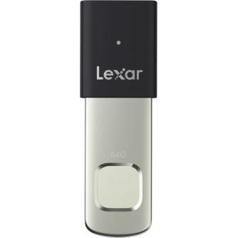 Memory Cards - LEXAR JUMPDRIVE FINGERPRINT F35PRO USB 3.2 GEN1, UP TO R300/W60, 64GB LJDF35P064G-RNBNG - quick order from manufacturer