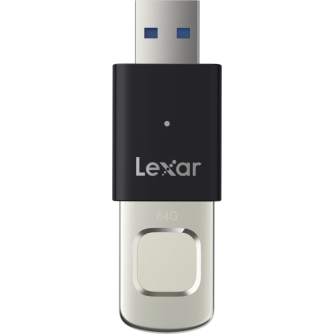 Memory Cards - LEXAR JUMPDRIVE FINGERPRINT F35PRO USB 3.2 GEN1, UP TO R300/W60, 64GB LJDF35P064G-RNBNG - quick order from manufacturer