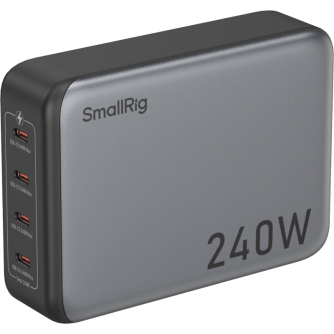 Telefonų, planšetinių kompiuterių ir GPS įkrovikliai - SMALLRIG 4752 240W 4-PORT PD POWER ADAPTER 4752 - быстрый заказ от произв