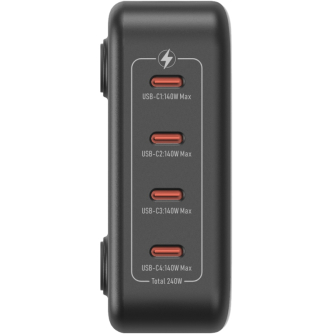 Telefonų, planšetinių kompiuterių ir GPS įkrovikliai - SMALLRIG 4752 240W 4-PORT PD POWER ADAPTER 4752 - быстрый заказ от произв