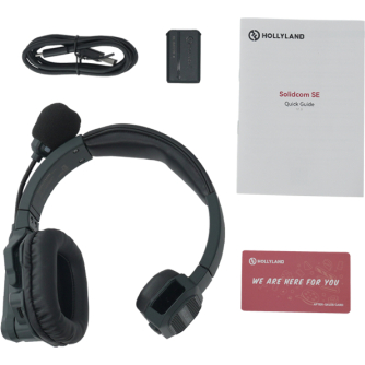 Wireless Audio Systems - HOLLYLAND SOLIDCOM SE WIRELESS STEREO REMOTE HEADSET SINGLE-EAR VERSION FIT FOR SOLIDCOM SE HL-SE-HS04 - quick order from manufacturer