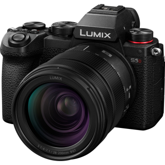 New products - PANASONIC LUMIX S5D WITH S-R28200 F/4-7.1 KIT DC-S5DHE-K - quick order from manufacturer