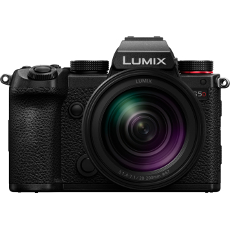 New products - PANASONIC LUMIX S5D WITH S-R28200 F/4-7.1 KIT DC-S5DHE-K - quick order from manufacturer