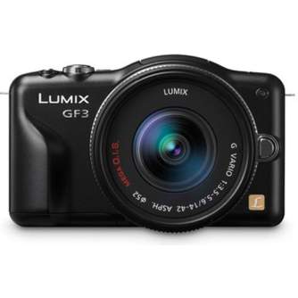 Panasonic Lumix GF3 G Vario 14-42mm ASPH 3.5-5.6 kameras komplekts noma