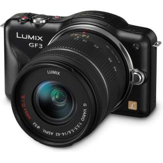 Panasonic Lumix GF3 G Vario 14-42mm ASPH 3.5-5.6 kameras komplekts noma