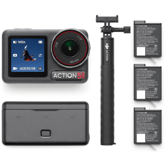 Sporta kameras - DJI DJI Osmo Action 5 Pro Adventure Combo - быстрый заказ от производителя